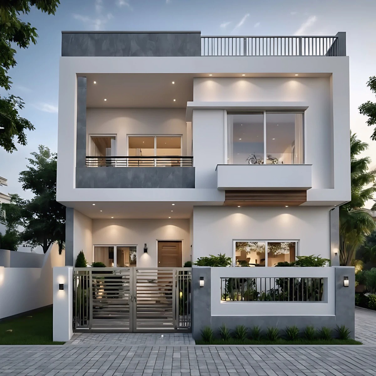 SKM Builders site engineers reviewing drawings